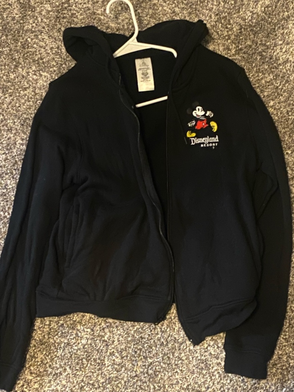 Disney Black and White Branded Clothing Tag